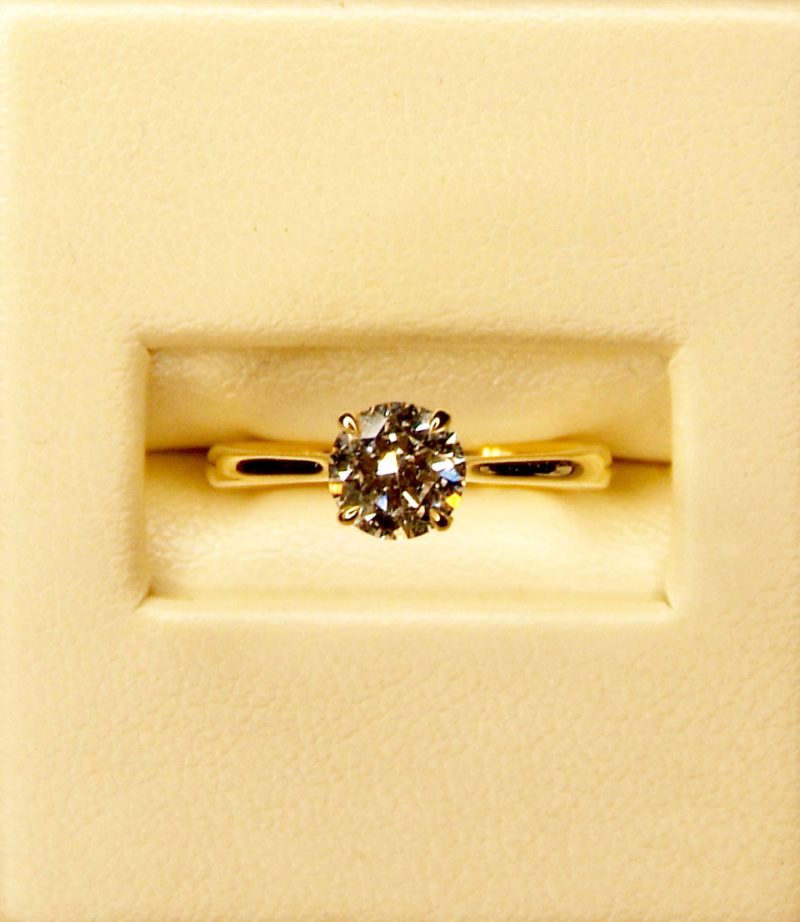 2.00 Carat Diamond on Yellow Gold Ring - Image 3