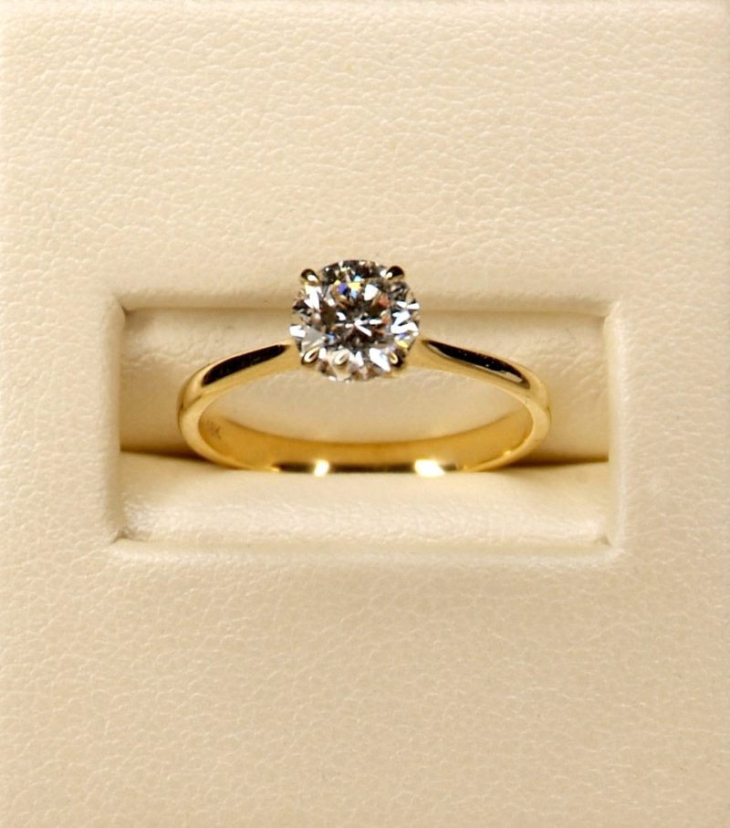 2.00 Carat Diamond on Yellow Gold Ring - Image 4
